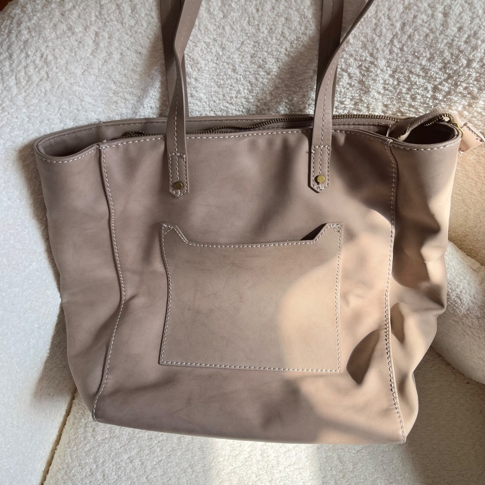 Universal Thread Beige Large Tote Bag - Picture 2 of 8